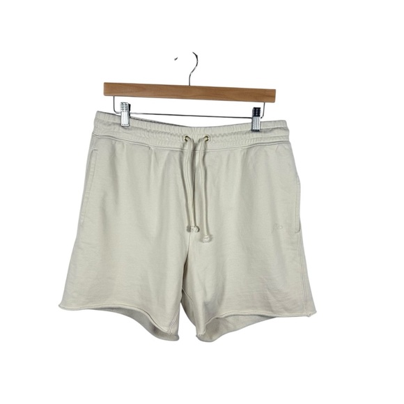 J. Crew Women’s University Terry Long Cutoff Sweat Shorts in Tan Size M - Picture 4 of 10